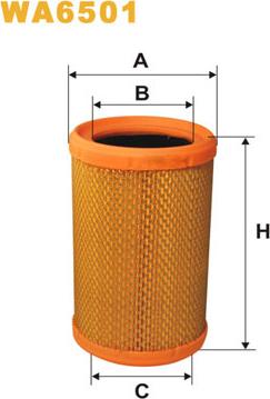 WIX Filters WA6501 - Повітряний фільтр autodetail.com.ua
