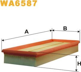 WIX Filters WA6587 - Повітряний фільтр autodetail.com.ua