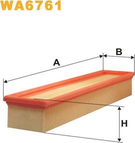 WIX Filters WA6761 - Повітряний фільтр autodetail.com.ua