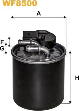 WIX Filters WF8500 - Фільтр палива autodetail.com.ua
