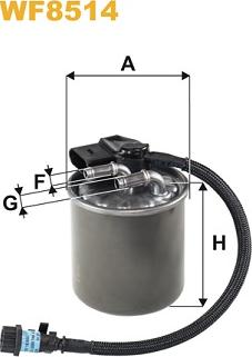 WIX Filters WF8514 - Фільтр палива autodetail.com.ua