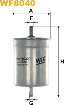 WIX Filters WF8040 - Фільтр палива autodetail.com.ua