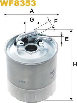 WIX Filters WF8353 - Фільтр палива autodetail.com.ua