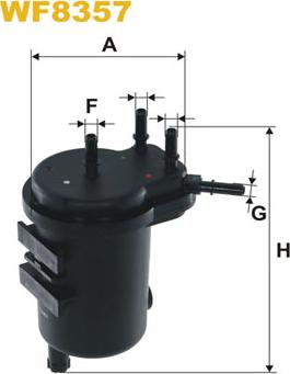 WIX Filters WF8357 - Фільтр палива autodetail.com.ua