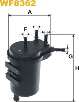WIX Filters WF8362 - Фільтр палива autodetail.com.ua