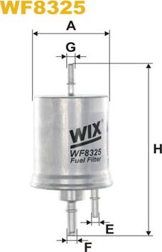 WIX Filters WF8325 - Фільтр палива autodetail.com.ua