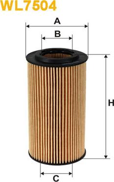 WIX Filters WL7504 - Оливний фільтр autodetail.com.ua