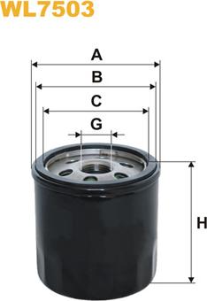 WIX Filters WL7503 - Оливний фільтр autodetail.com.ua