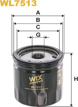 WIX Filters WL7513 - Оливний фільтр autodetail.com.ua