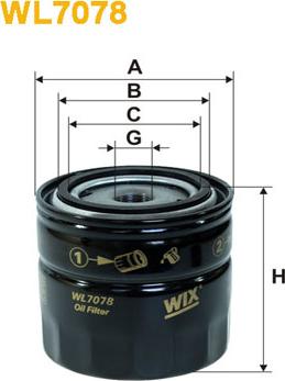 WIX Filters WL7078 - Оливний фільтр autodetail.com.ua