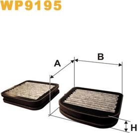WIX Filters WP9195 - Фільтр, повітря у салоні autodetail.com.ua