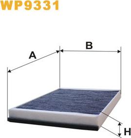 WIX Filters WP9331 - Фільтр, повітря у салоні autodetail.com.ua