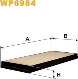 WIX Filters WP6984 - Фільтр, повітря у салоні autodetail.com.ua