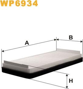 WIX Filters WP6934 - Фільтр, повітря у салоні autodetail.com.ua