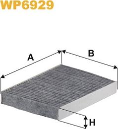 WIX Filters WP6929 - Фільтр, повітря у салоні autodetail.com.ua
