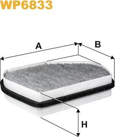 WIX Filters WP6833 - Фільтр, повітря у салоні autodetail.com.ua