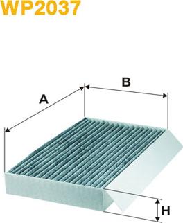 WIX Filters WP2037 - Фільтр, повітря у салоні autodetail.com.ua