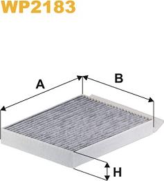 WIX Filters WP2183 - Фільтр, повітря у салоні autodetail.com.ua