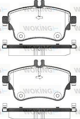 Mercedes-Benz 0004201405 - Комплект гальмівних накладок, дискове гальмо autodetail.com.ua
