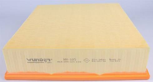 Wunder WH 105 - Повітряний фільтр autodetail.com.ua