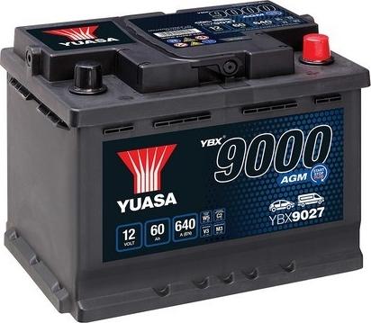 Yuasa YBX9027 - Стартерний акумулятор autodetail.com.ua