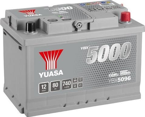 Yuasa YBX5096 - Стартерний акумулятор autodetail.com.ua