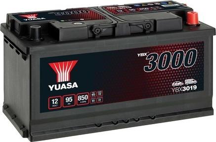 Yuasa YBX3019 - Стартерний акумулятор autodetail.com.ua