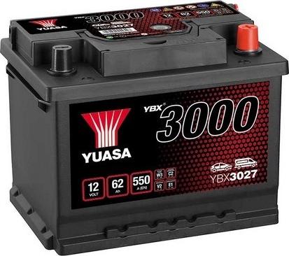 Yuasa YBX3027 - Стартерний акумулятор autodetail.com.ua