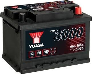 Yuasa YBX3075 - Стартерний акумулятор autodetail.com.ua