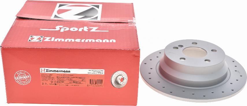 Zimmermann 400.3621.52 - Гальмівний диск autodetail.com.ua