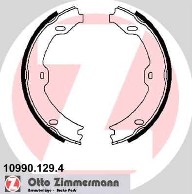 Zimmermann 10990.129.4 - Комплект гальмівних колодок, стоянкове гальмо autodetail.com.ua