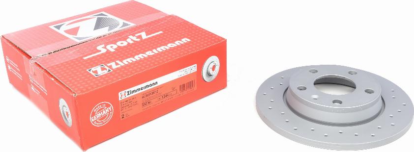 Zimmermann 100.1244.52 - Гальмівний диск autodetail.com.ua