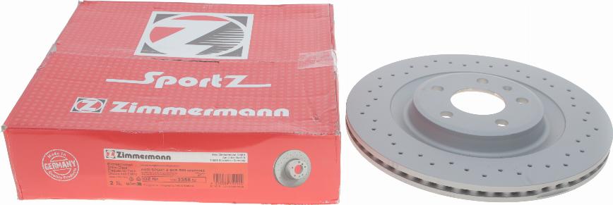 Zimmermann 100.3358.52 - Гальмівний диск autodetail.com.ua