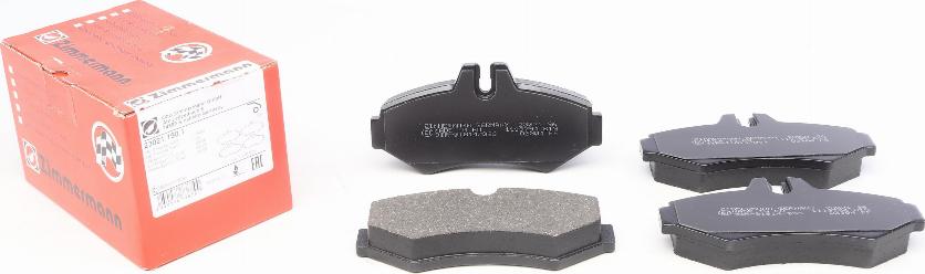 Zimmermann 23021.190.1 - Комплект гальмівних накладок, дискове гальмо autodetail.com.ua