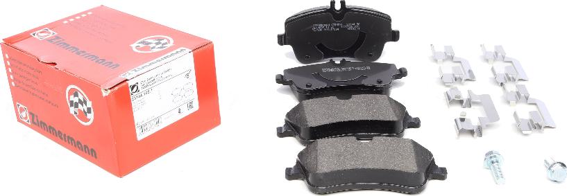 Zimmermann 23144.195.1 - Комплект гальмівних накладок, дискове гальмо autodetail.com.ua
