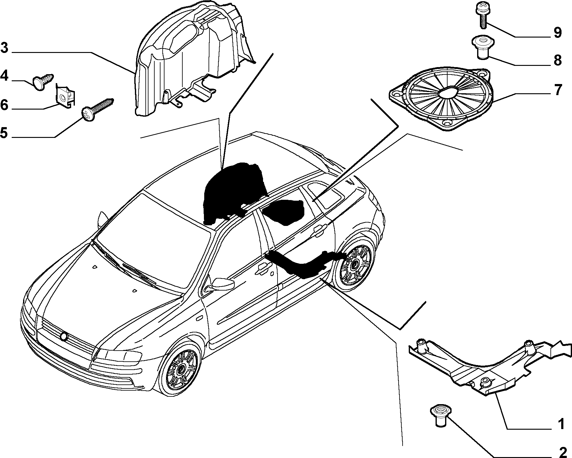 MOPAR PARTS 14368974 - BRACKET autodetail.com.ua