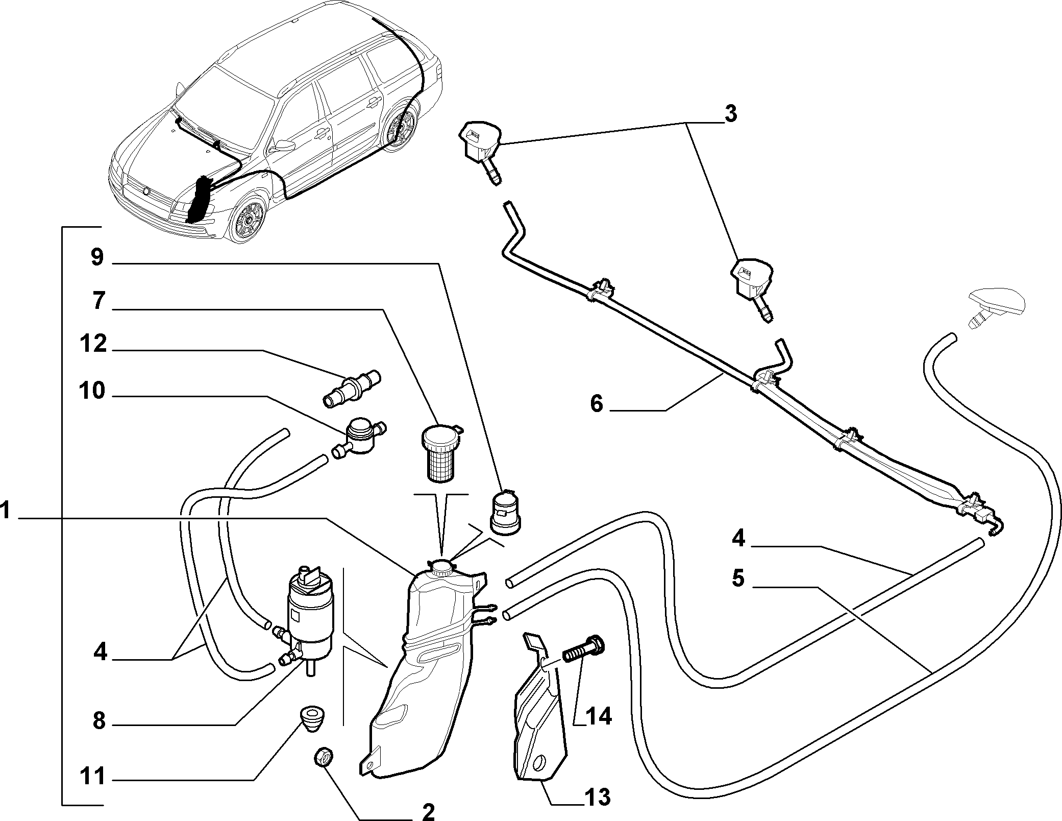 MOPAR PARTS 46452351 - HOSE autodetail.com.ua
