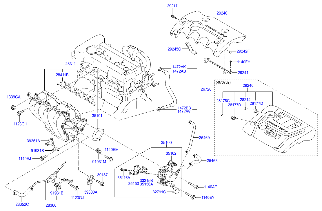 KIA-HYUNDAI 35170-26910 - Датчик, положення дросельної заслінки autodetail.com.ua