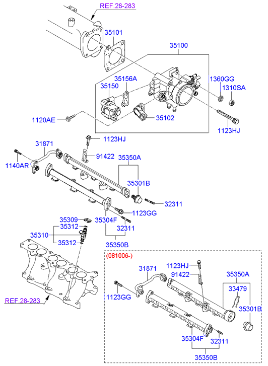 KIA-HYUNDAI 3517037100 - Датчик, положення дросельної заслінки autodetail.com.ua