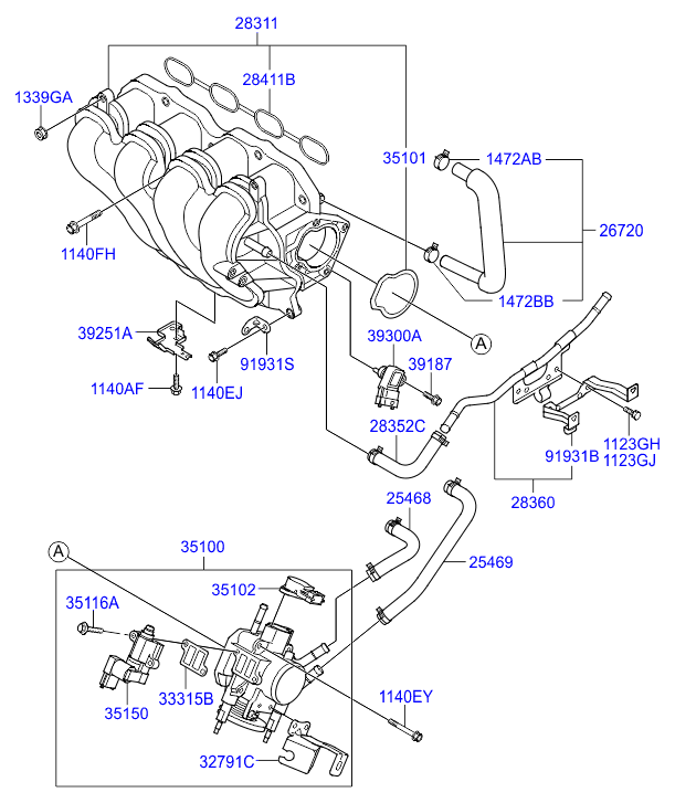 KIA-HYUNDAI 35170-26910 - Датчик, положення дросельної заслінки autodetail.com.ua
