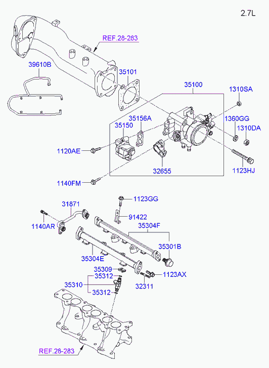 KIA-HYUNDAI 3517037100 - Датчик, положення дросельної заслінки autodetail.com.ua
