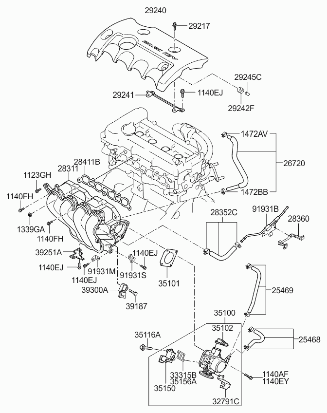 KIA-HYUNDAI 35170-26910 - Датчик, положення дросельної заслінки autodetail.com.ua