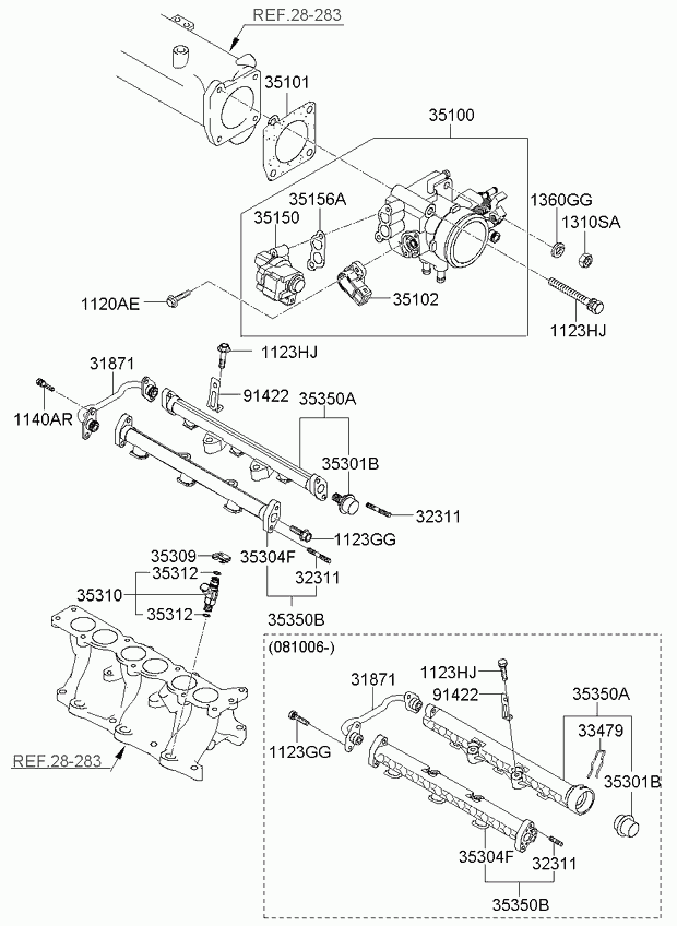 KIA-HYUNDAI 3517037100 - Датчик, положення дросельної заслінки autodetail.com.ua