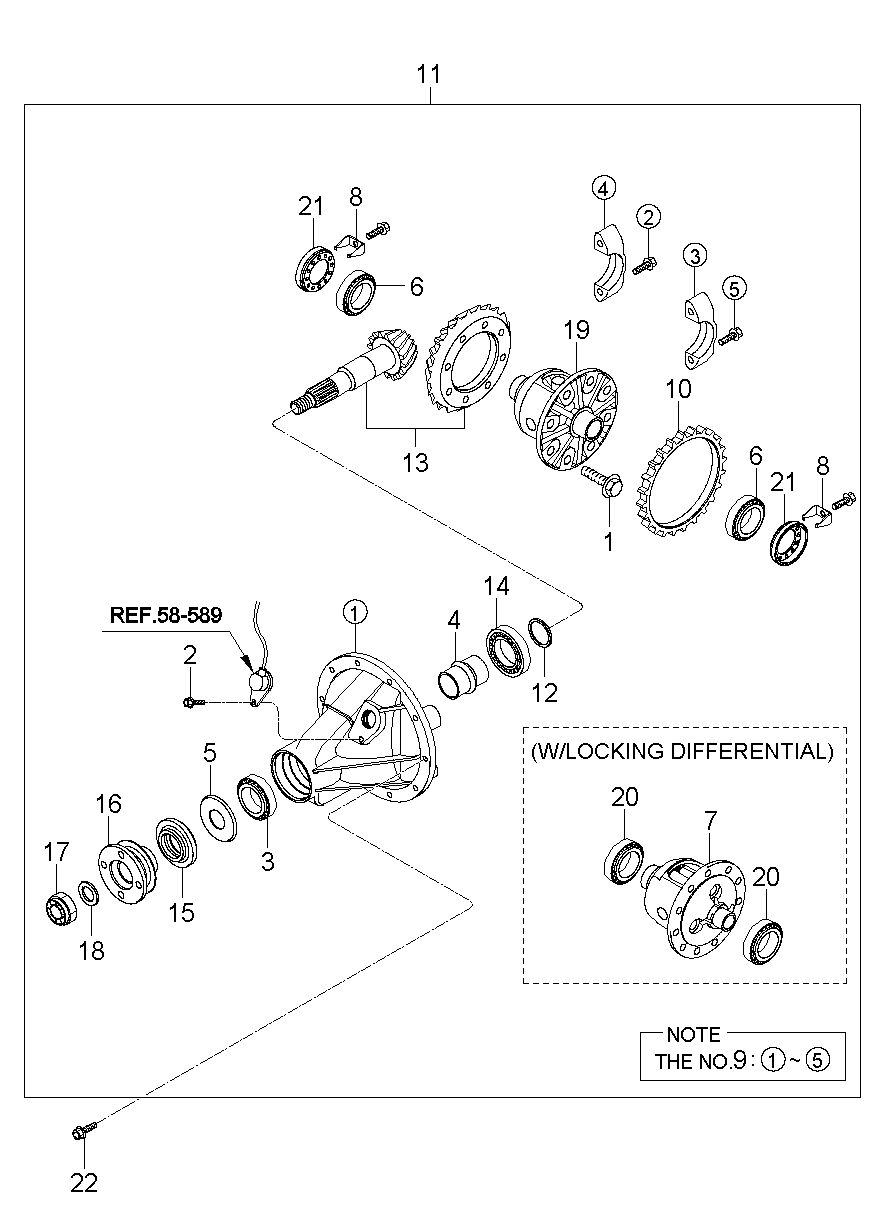 KIA-HYUNDAI 0K71027238 - Ущільнювальне кільце вала, диференціал autodetail.com.ua