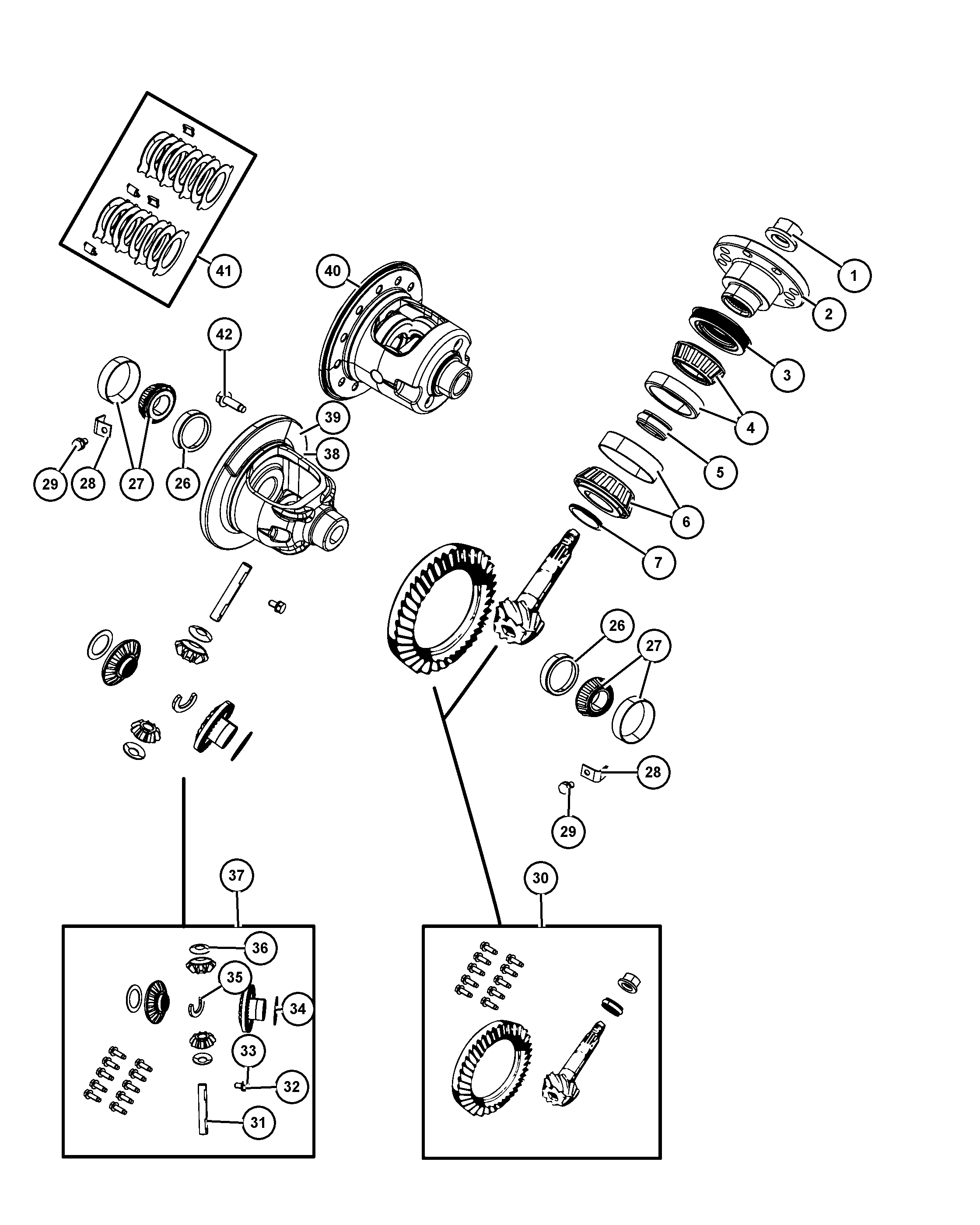 MOPAR PARTS 343 2320 - SHIM DRIVE PINION BEARING 0.020 autodetail.com.ua