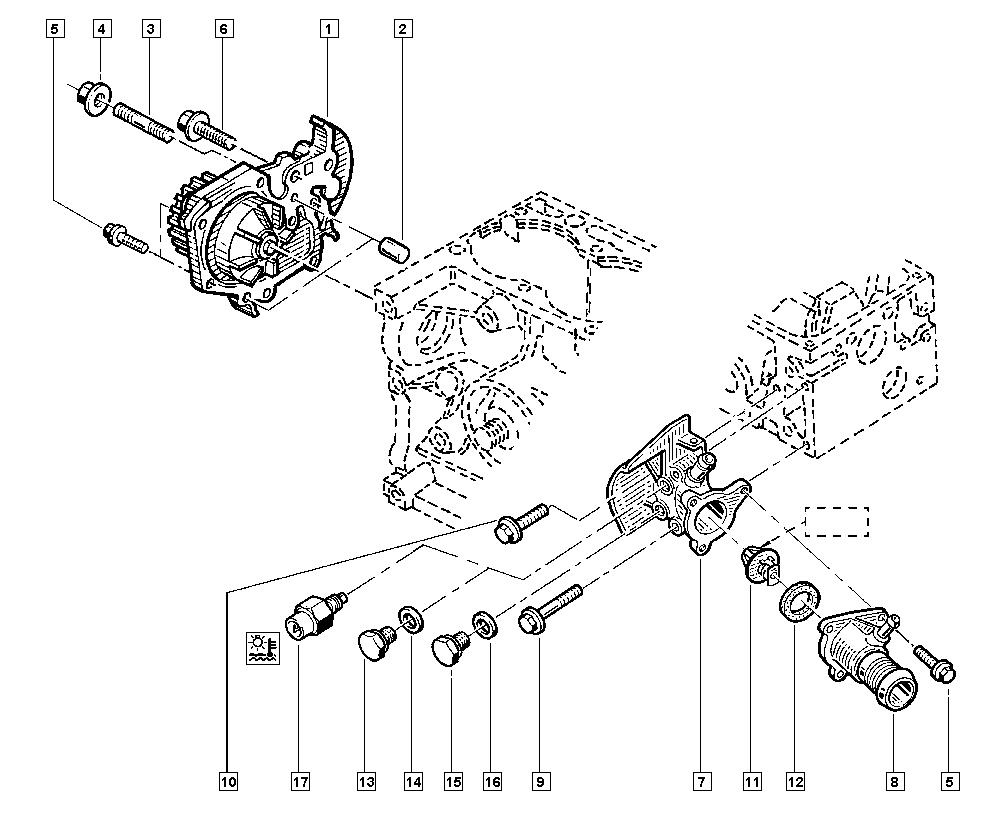 CONTINENTAL CT988WP1 - Водяний насос + зубчастий ремінь autodetail.com.ua