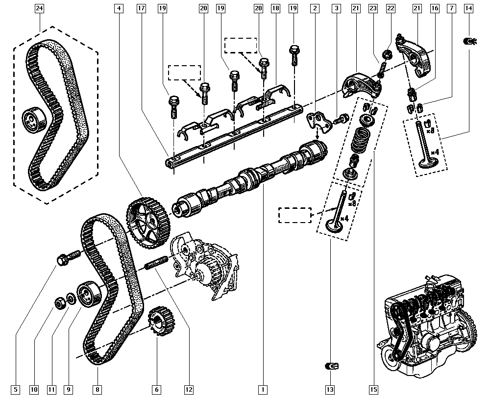 LUCAS LDK0163 - Комплект зубчастих ременів autodetail.com.ua