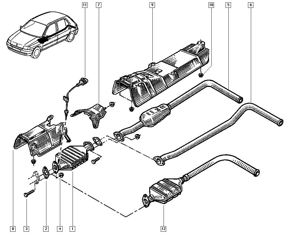 3RG 71603 - Ущільнення, вихлопна труба autodetail.com.ua
