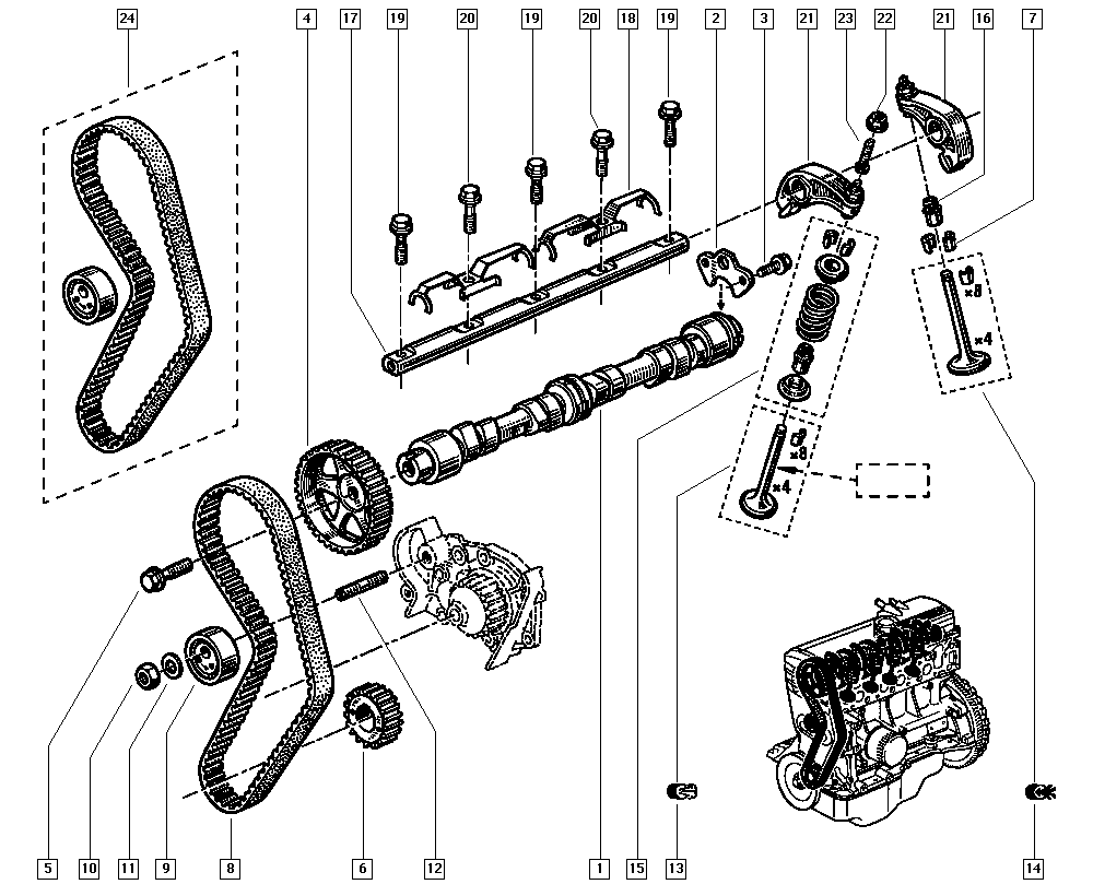 LUCAS LDK0163 - Комплект зубчастих ременів autodetail.com.ua