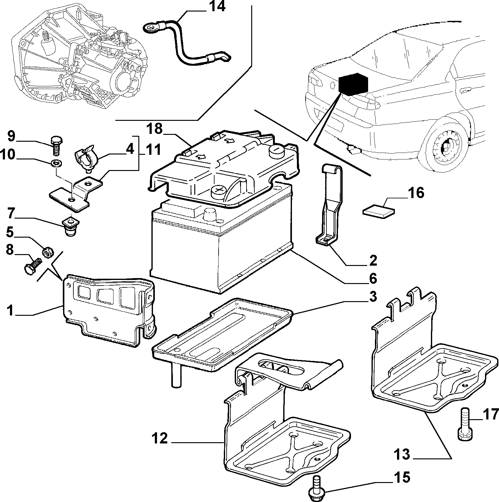 MOPAR PARTS 13212624 - Кліпса autodetail.com.ua
